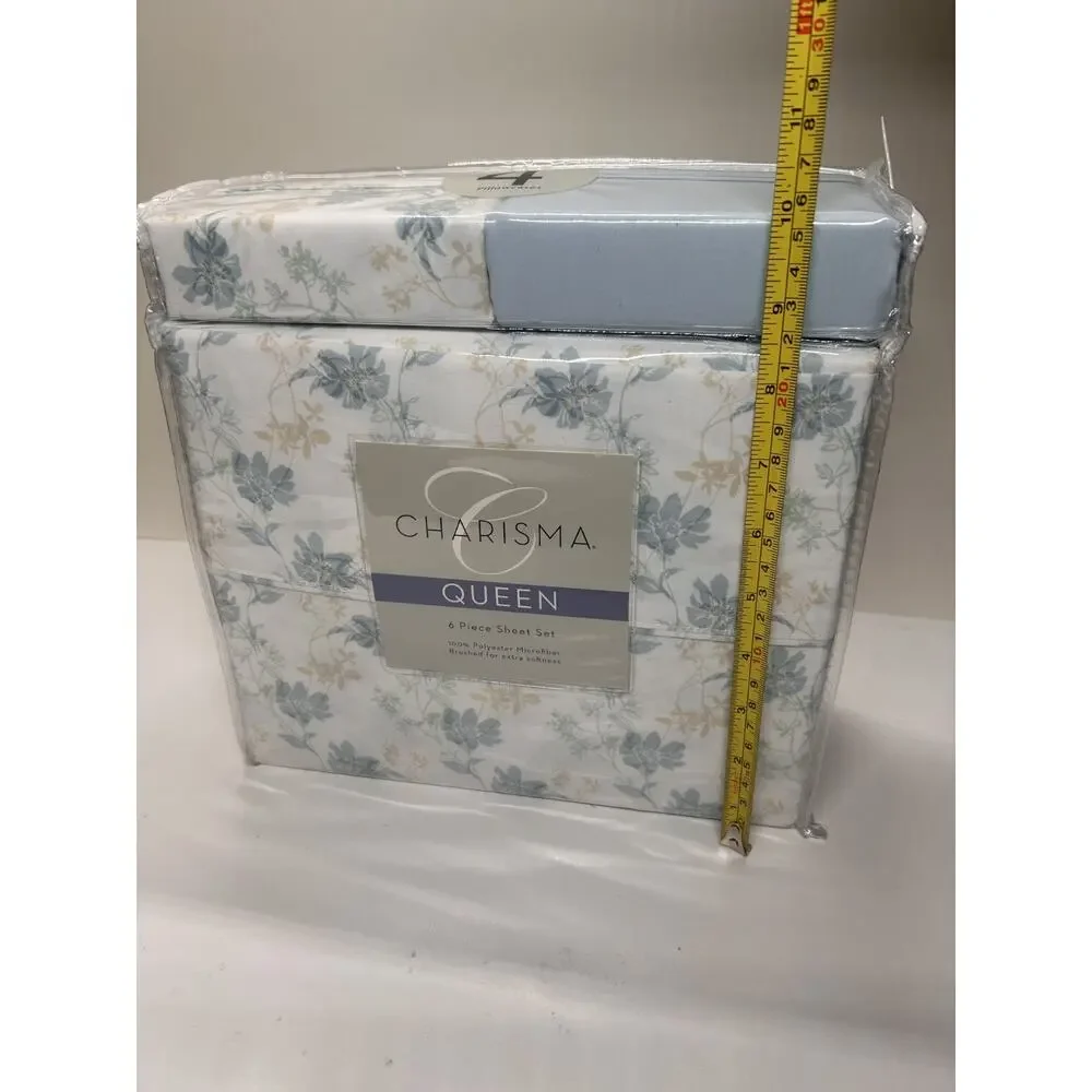 Charisma (CMA) Queen Size Sheet Set - 6 Piece UNUSED
